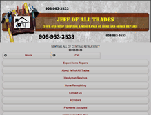 Tablet Screenshot of jeffofalltradeshandymanservice.com